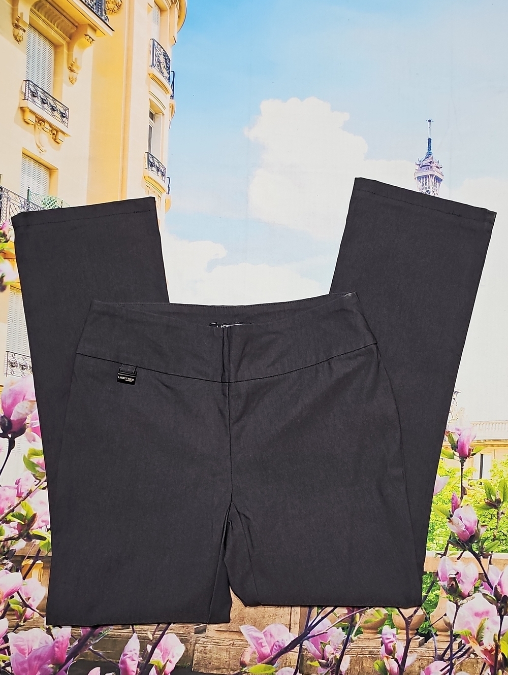 LISETTE Gray Stretch Pants Size 2